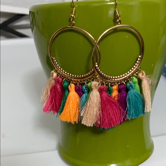 Multicolored earrings - Picture 3 of 4